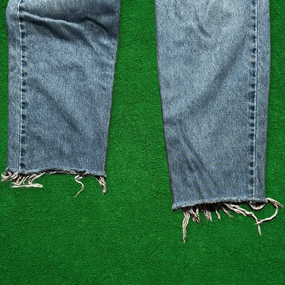 Vintage Cropped Orange Tab Levi's 550 Jeans - Picture 5 of 8